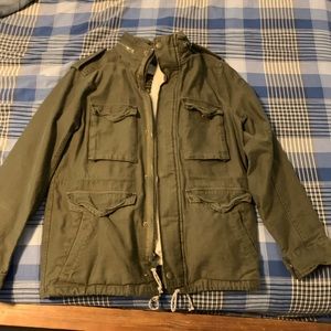 Lucky Brand M-65 Field Jacket w/ Sherpa Lining